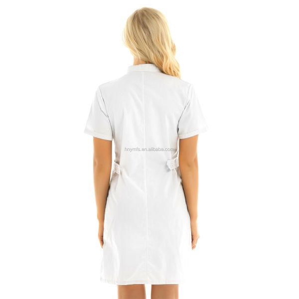 Enfermeira branca Uniform Dress da combinação uniforme médica do hospital