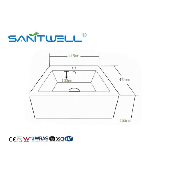 Beautiful Appearance Hand Wash Ceramic Art Basin For Bathroom Toilet Modern Design