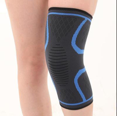 Almofadas de suporte de joelho de compressão de alta elasticidade para futebol OEM vestíveis