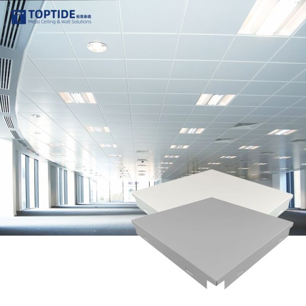 0.6mm Thickness Aluminum Metal Ceiling Tiles Abrasion Resistant Easy To Install