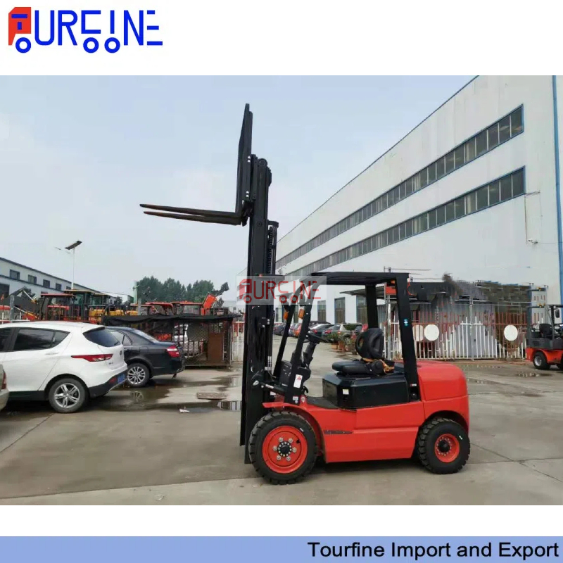 Warehouse Hydraulic Diesel Forklift 3 Ton Capacity for Material Handling