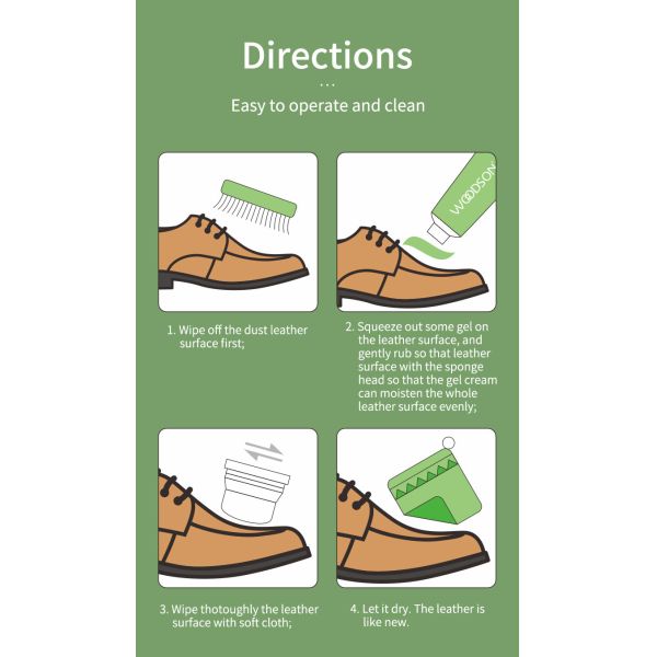 Глубокий кормя гель 100ml чистки перевозчика пятна набора заботы PU кожаный