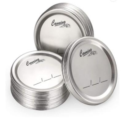 Tipo rachado boca larga regular de colocação em latas maioria das tampas do frasco para Mason Jar