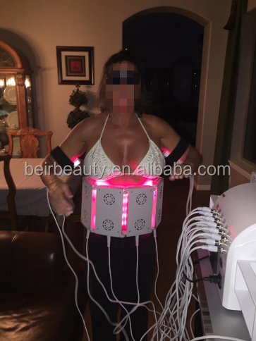 Терапия лазера Липо лазера 4 диодов длины волны подвергает механической обработке 12 пусковых площадок уменьшая машину красоты