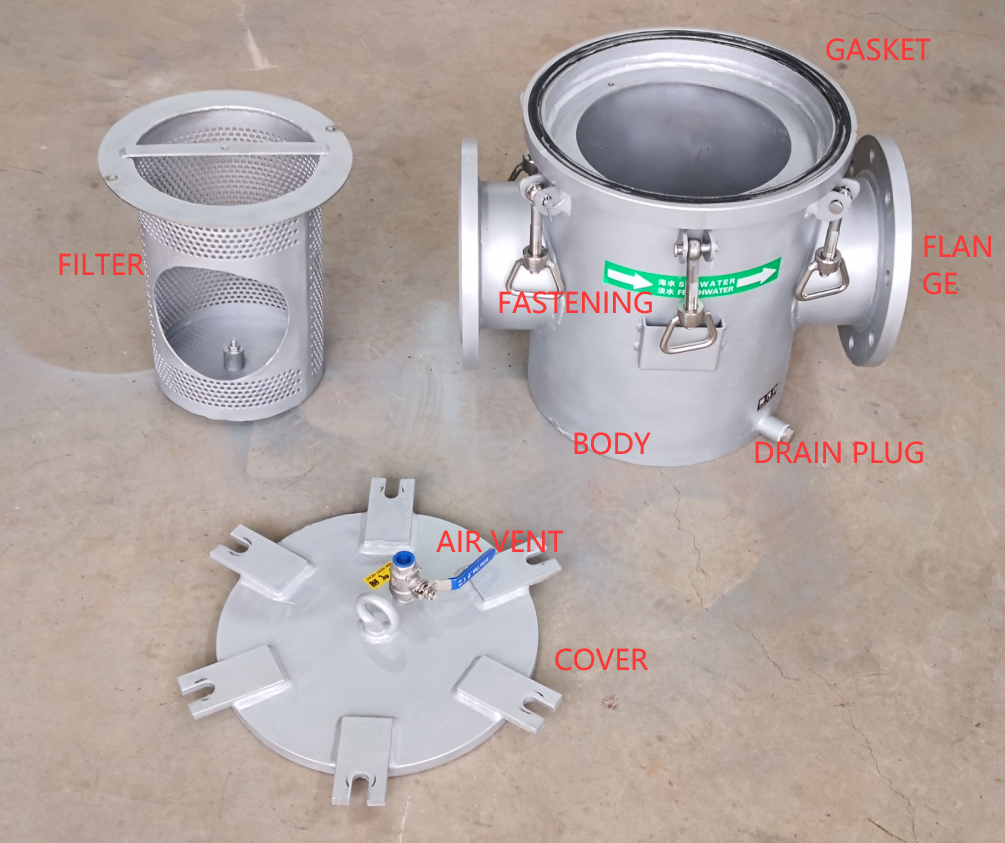 STAINLESS STEEL MARINE SEAWATER FILTER - WORKING PRINCIPLE OF MARINE STAINLESS STEEL SEAWATER FILTER