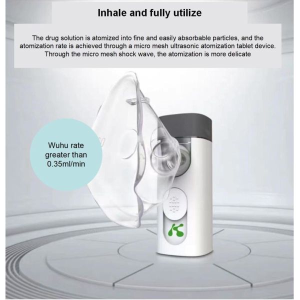 Mini Air 360 Ultrasonic Atomizer Low Noise-65dB a-Weighted for Alternative Medicine