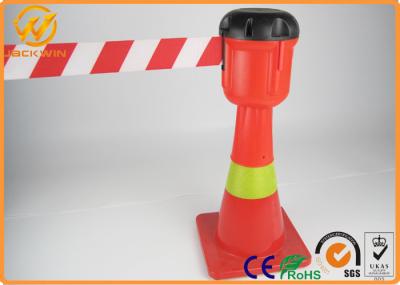 9 meters Extensible 2 width Nylon Webbing Traffic Cone Topper in Yellow / Black and Red / White