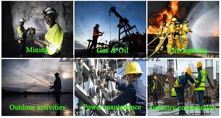 Lampe minière LED 7,8 Ah 100 000 heures avec 16 heures d'autonomie pour la sécurité minière souterraine