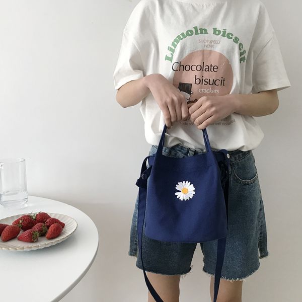 Customized Logo Accepted Eco Friendly Heavy Duty Canvas Shopping Tote Bag with Pocket