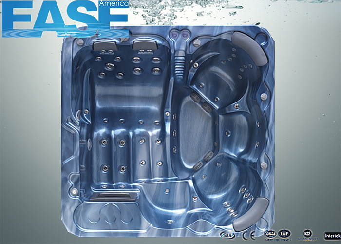 Acrylic duoLove seat massage outdoor acrylic hot tub with 1*0.5HP, programmable circ pump