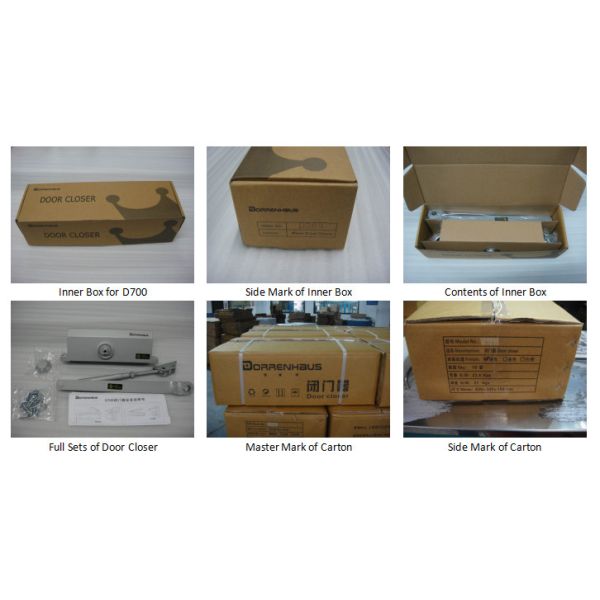 Medium Duty Auto Door Closer Surface Mounted No Oil Leakage CCC Certified