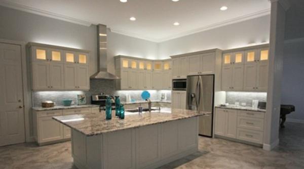 White Ice Granite Slab Countertop Brazil Imported Modern Kitchen Granite