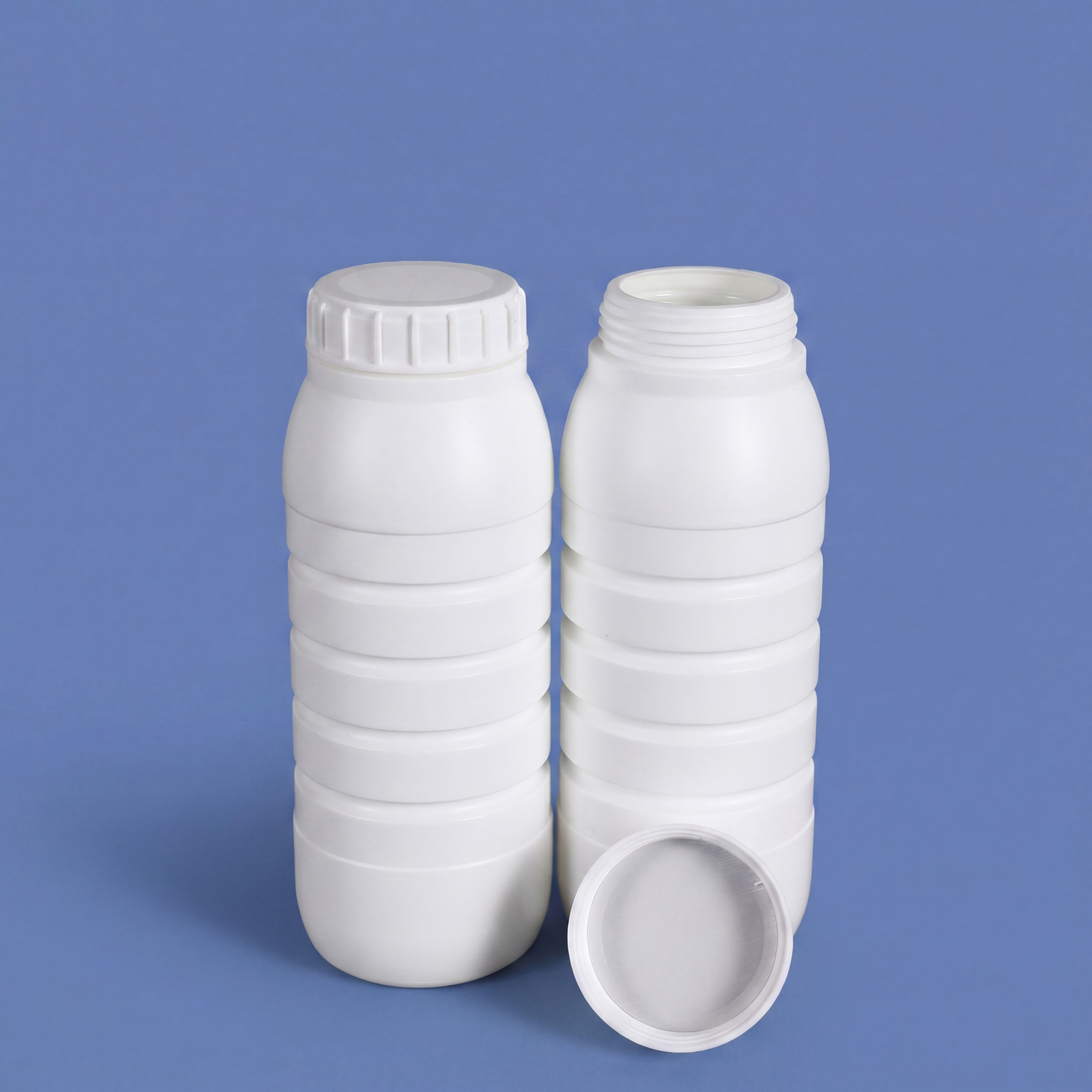 High Barrier Coex Bottle HDPE Plastic Container with Aluminum Foil Liner Screw Cap for Chemical Liquids
