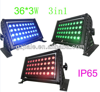 Света потока 36 этапа СИД наивысшей мощности * шайба стены СИД 3w RGB/RGBW