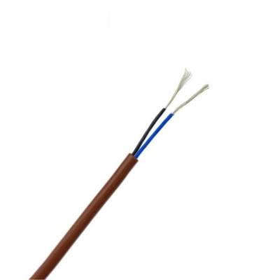 FEP/ Silicone 200c 2 núcleos cabo de sensor blindado multinúcleo 2 X 0,34 MM2