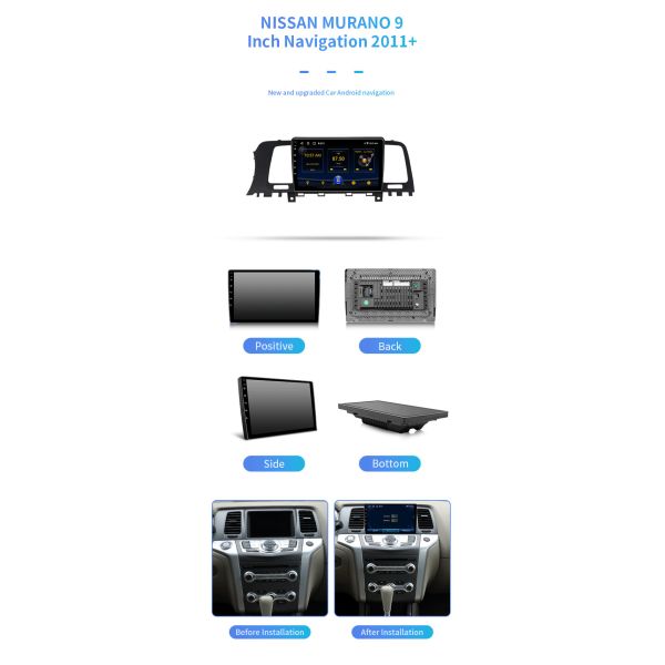 Reproductor de DVD del coche de la base de la navegación GPS 4 del coche de NISSAN MURANO 2011+