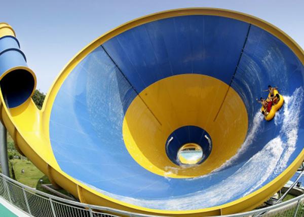 14.6 Meter Platform 4 People Commercial Adult Tube Tornado Water Slide For Sale