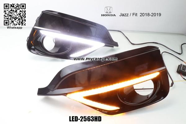 Honda Jazz Fit 2018-2019 LED Daytime Running Lights DRL driving daylight