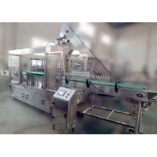Adjustable Filling Volume Carbonated Drink Filling Machine / Carbonated Water Filler