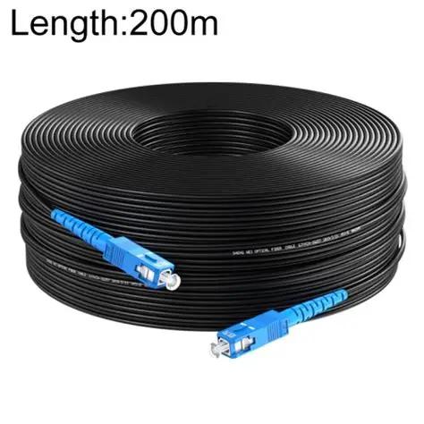 Latiguillo de fibra óptica de caída FTTH 1 Core G657A1 con conector SC, modo único