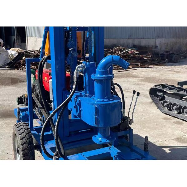 Portable Water Well Drilling Rig for 150m Drilling Depth and 50mm Drill Pipe Diameter