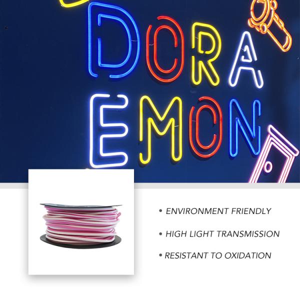 50M Rose Red SMD2835 SMD5050 LED Neon Flexible Strip