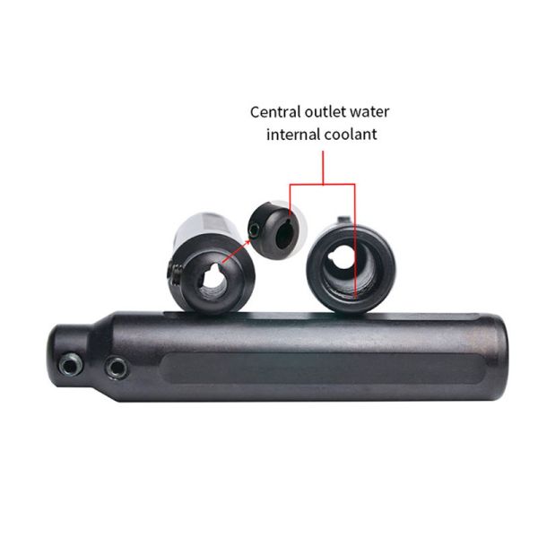 SHB Stable Tool Holder / Bar For Carbide Boring Tools With Internal Coolant And Central Outlet Design