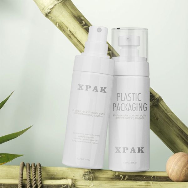 Multifunctional Cosmetic Plastic Bottle with Lotion Pump in Matte or Shiny Finish Customizable Color and 50/80/100ml Capacity