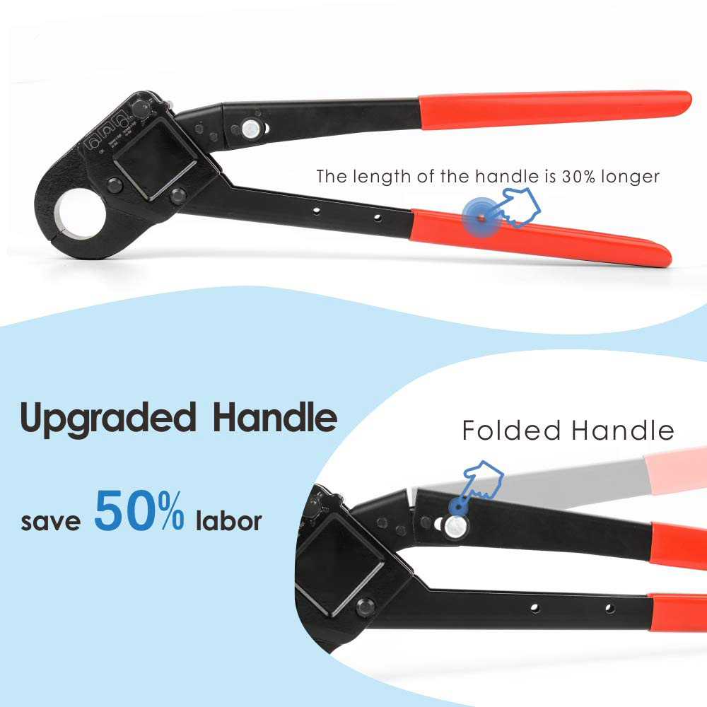 Durable Alloy Angle Head PEX Crimp Tool Multipurpose For Copper Rings