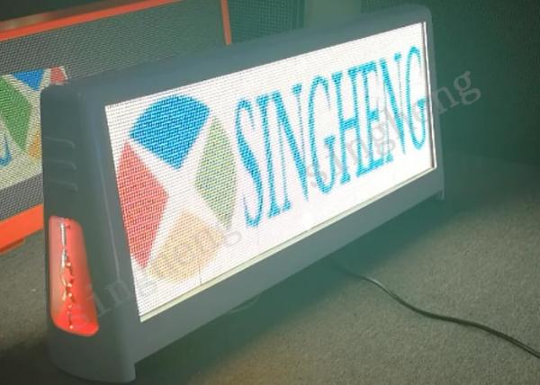 Outdoor Advertising Taxi Top LED Display Full Color P5 Waterproof LED Screen