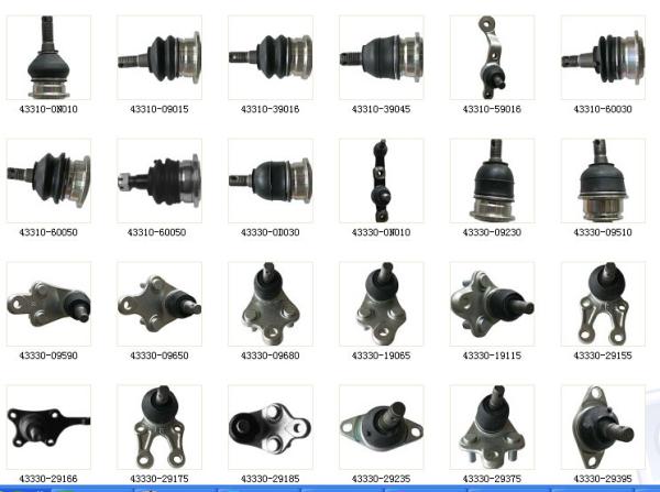 spare parts TOYOTA ball joint list High quality with brand packing One year warranty