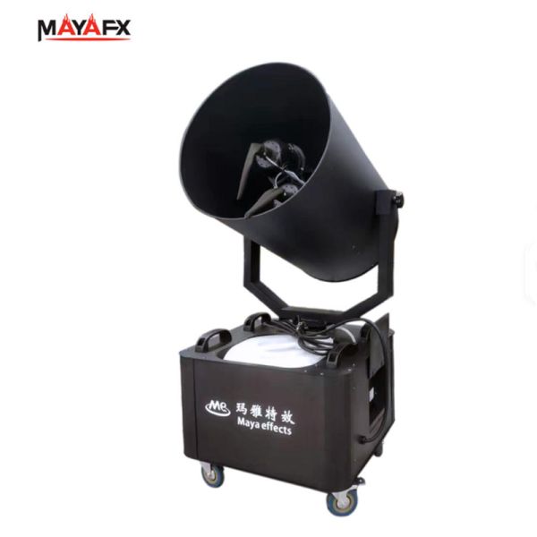 3000W Moving Head Snowflake Machine with 90° Rotation and 15L Oil Tank for Stage Shows