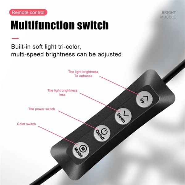 Черный USB UN700 поручая 10 свет заполнения красоты дюйма 3200K