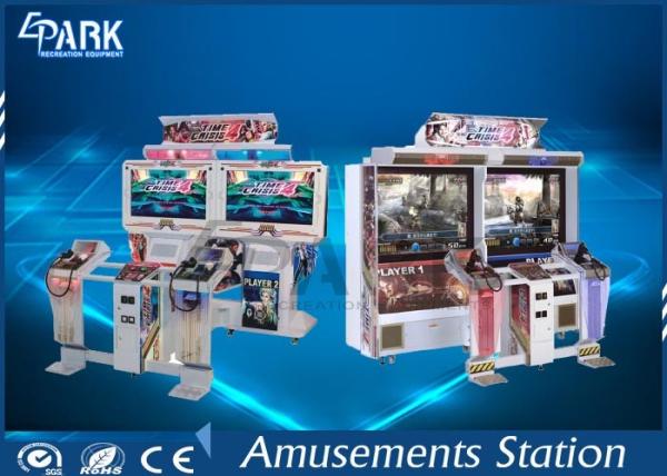 6 Stage Shooting Arcade Machines Dynamic Gun HD LCD Screen For Children