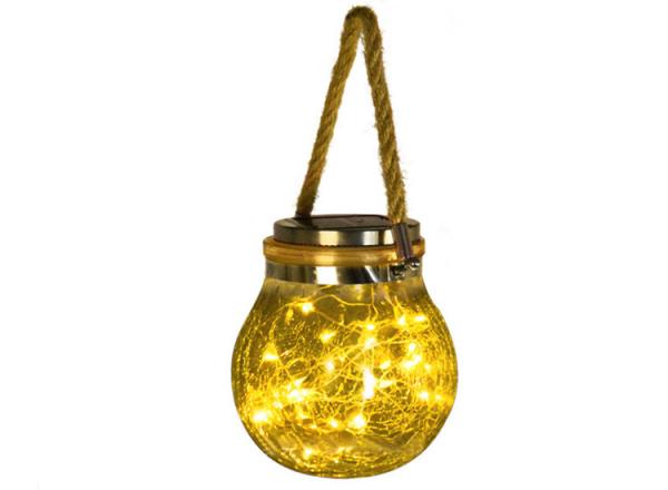 Solar Crack Tank Lamp Mason Tank Lamp Hanging Tree Lamp Courtyard Lamp Villa Decor Hanging Lamp