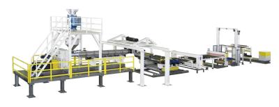 A B C B A 2400mm ABS Pmma Sheet Production Line Machinery