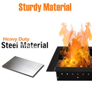 Liner d'anneau d'insertion carré en acier lourd 24 