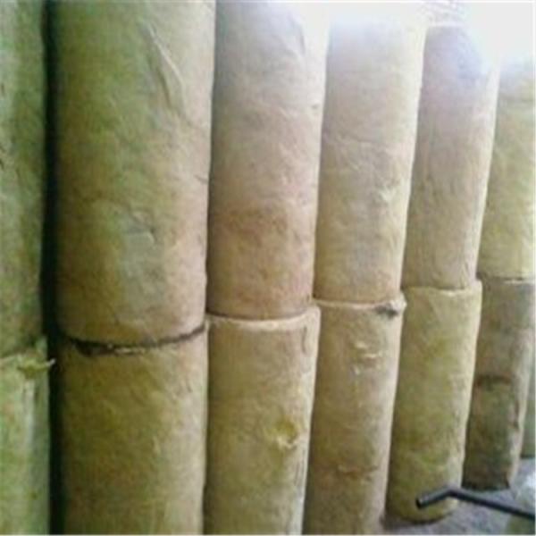 Industrial Thermal Insulation Rock Wool Tube Aluminum Foil Sound Absorbing