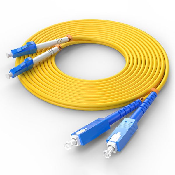 FTTH FTTxFTTB Network LC-SC Multimode Duplex Fiber Optic Cable with Customized Colors