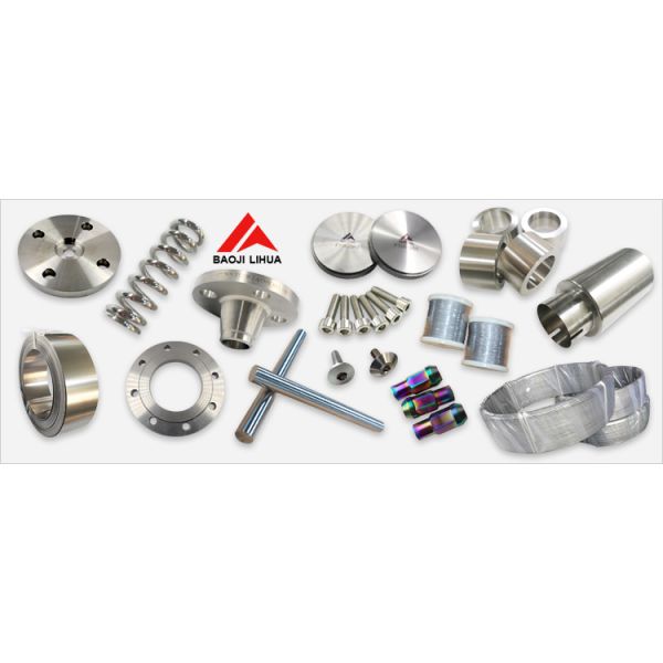 8mm / 10mm Titanium Stud Bolts With Hex Lock Nuts For Chemical