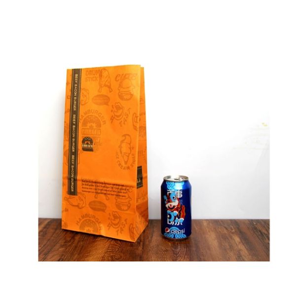 Фаст-фуд Kraft бумажный Eco качества еды Biodegradable кладет жиронепроницаемое в мешки