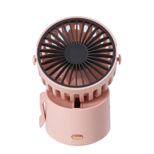 3 Speed Mini Portable Handheld Fan Pivoting Head 3W Living Room Air Circulator Fan