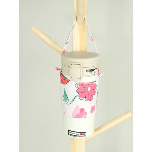 Water Cup Cover Heat Insulation Fall Protection Cotton Tote Bag