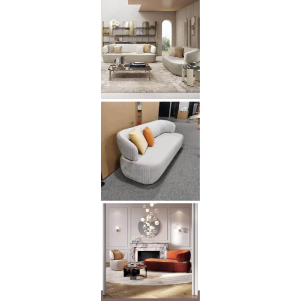 Italian Post Modern Custom Upholstery Sofa Fabric Couches 2 3 Seat Sectional Fabric Sofa Set for Living Room Luxury Furniture
