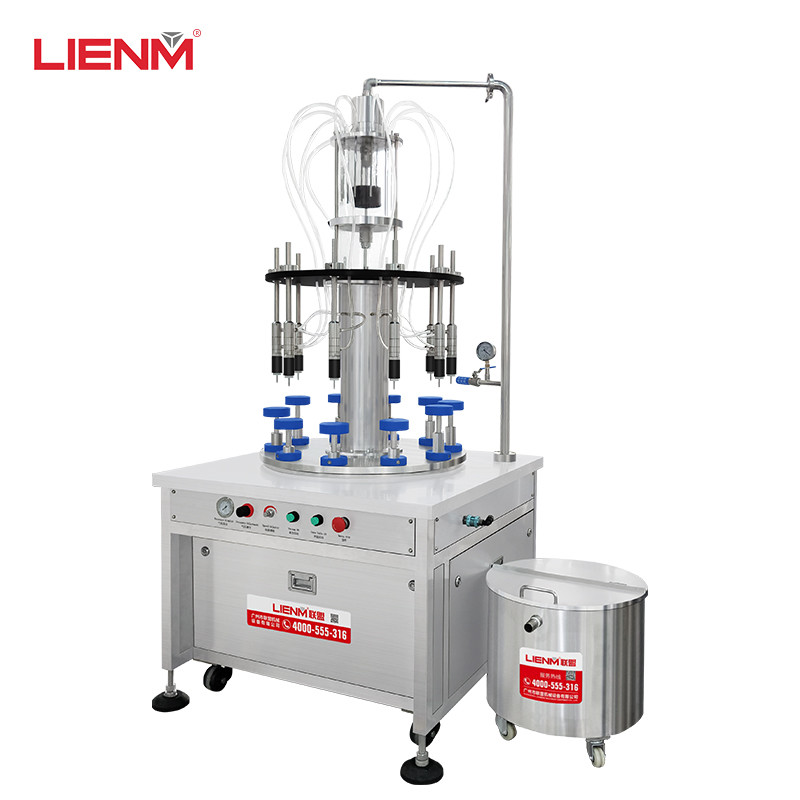 30ml 60ml 100ml 80ml 20ml glass bottle rotary 10/8 nozzles automatic spray vacuum perfume filling machine filler
