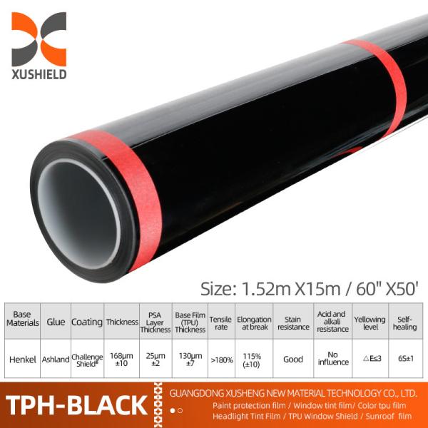 XUSHIELD PPF Film Anti Scratch Self Healing PPF TPH Gloss Clear Car Body PPF Paint Protection Film for Cars