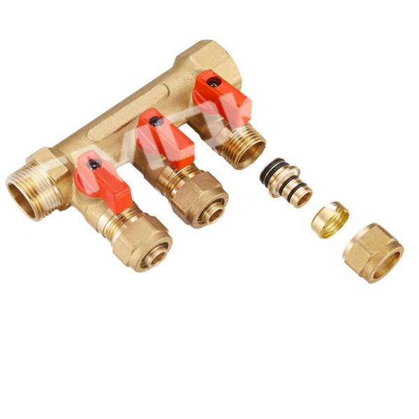 Excavator Joystick Low Pressure Pex Copper 3/4 Inch 1 Inch Brass Water Manifold