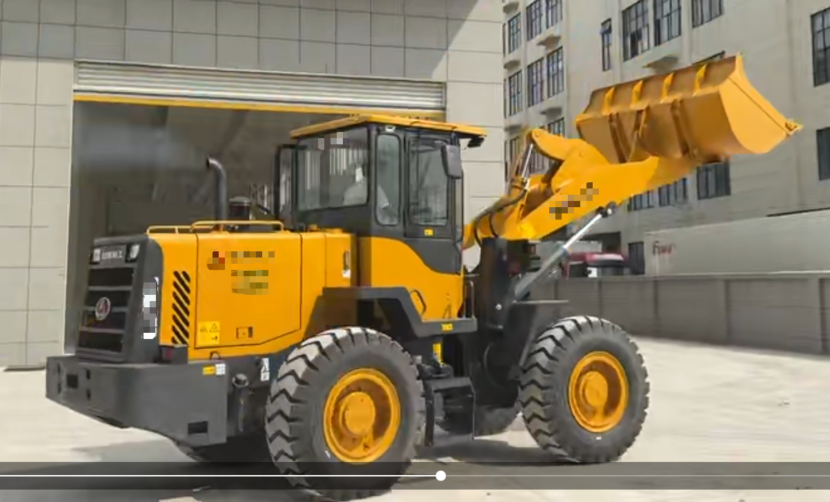 Used Chinese brand loader 3 tons in excellent condition load capacity rated power 118 kW for construction