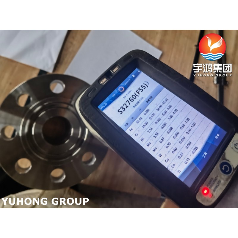 ASTM A182 F55 UNS S32760 Duplex Steel Weld Neck Flange RTJ EN 1.4501 X2CrNiMoCuWN25-7-4