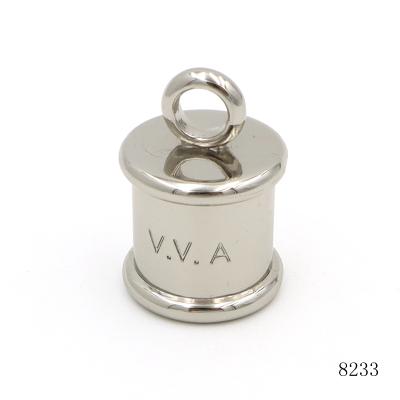 Custom Nickel Plated 37*19mm Metal Tassel Head for Bags and Handbags